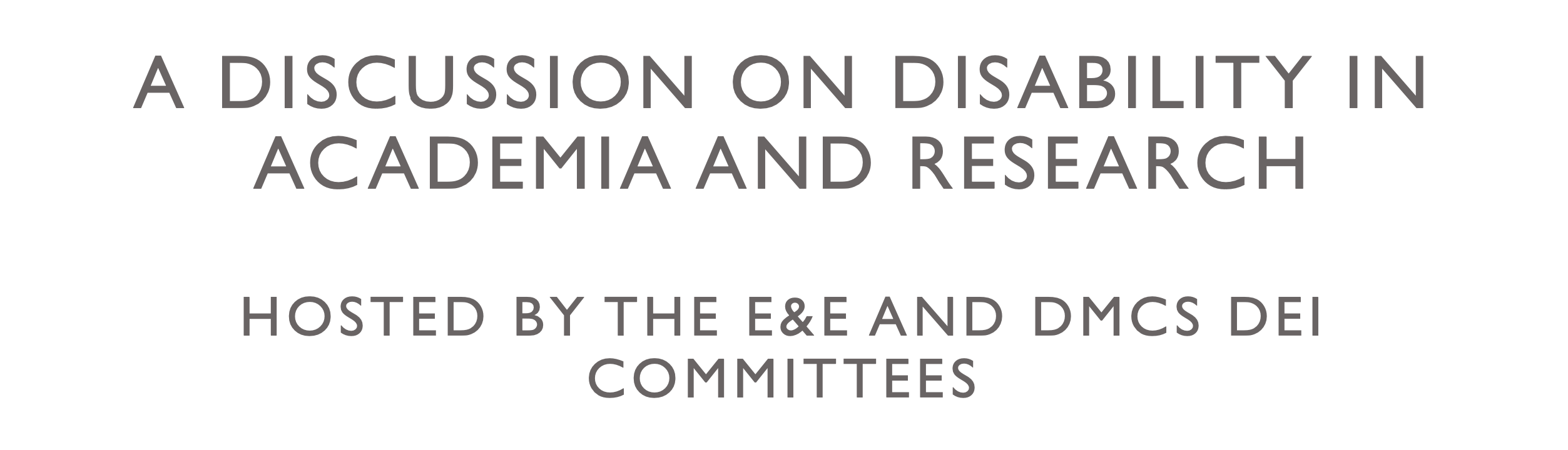 Read more about the article A Discussion on Disability in Academia and Research