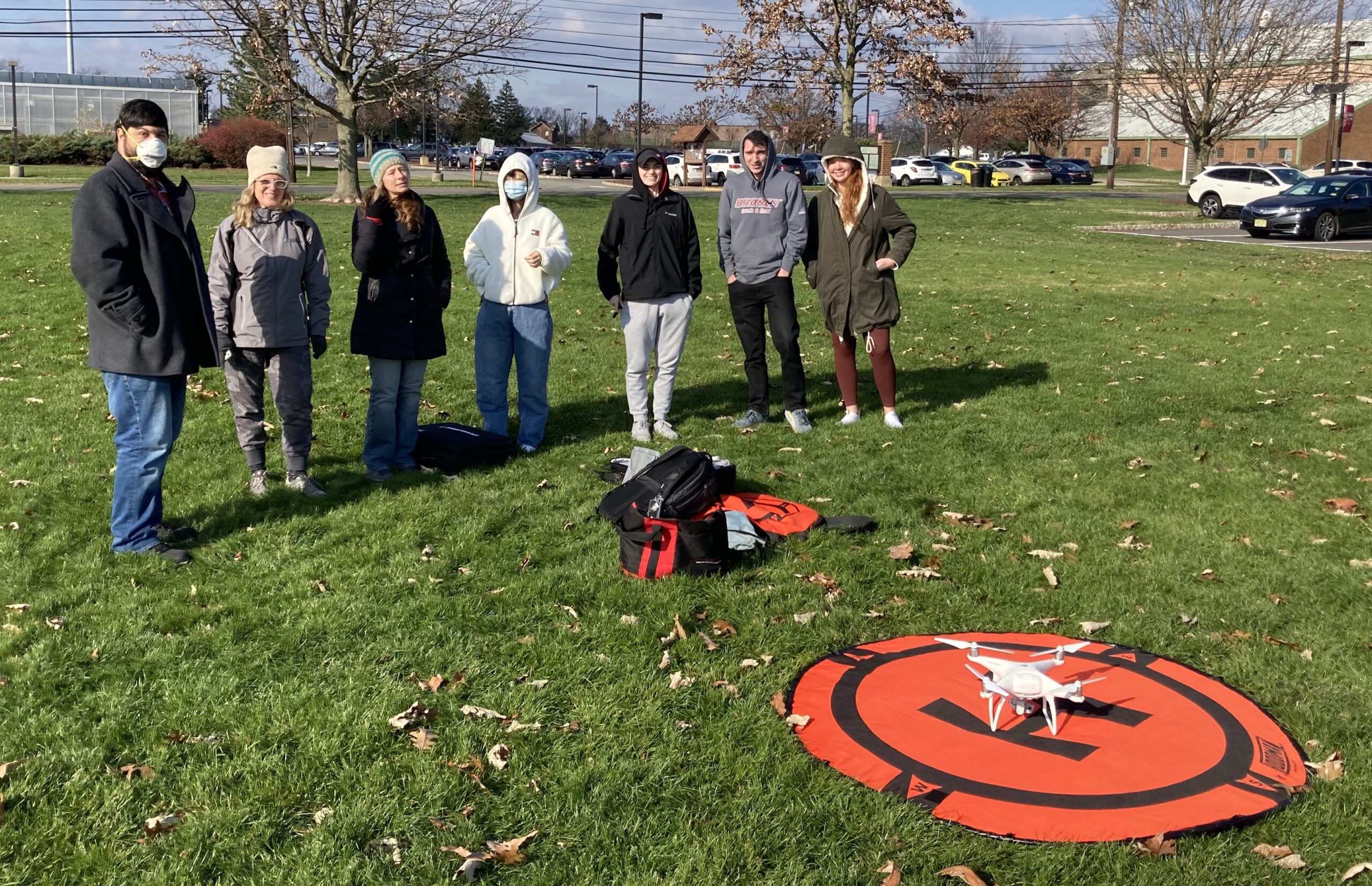 Masters of Operational Oceanography students explore the use of drones for remote sensing