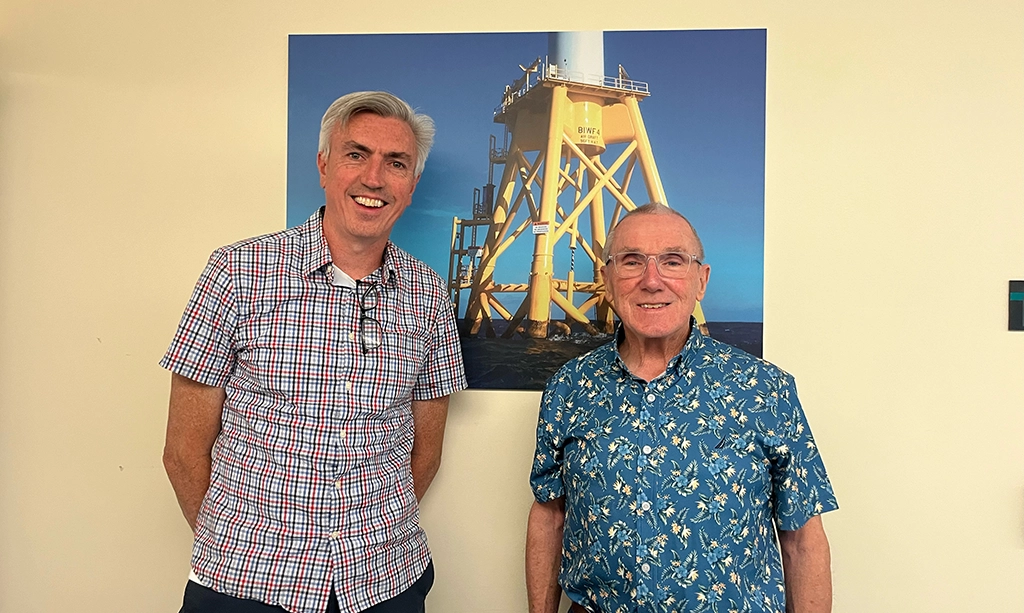 International HF Radar Pioneer Stuart Anderson Visits Rutgers to Discuss Emerging Ocean Remote Sensing Applications
